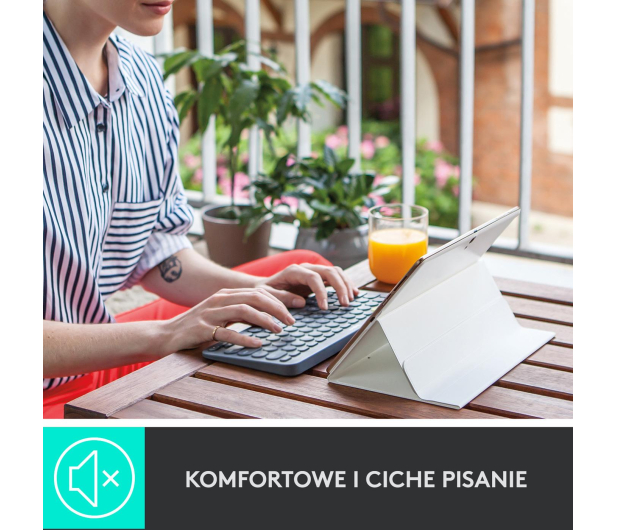 Logitech K380 szary - 267644 - zdjęcie 7